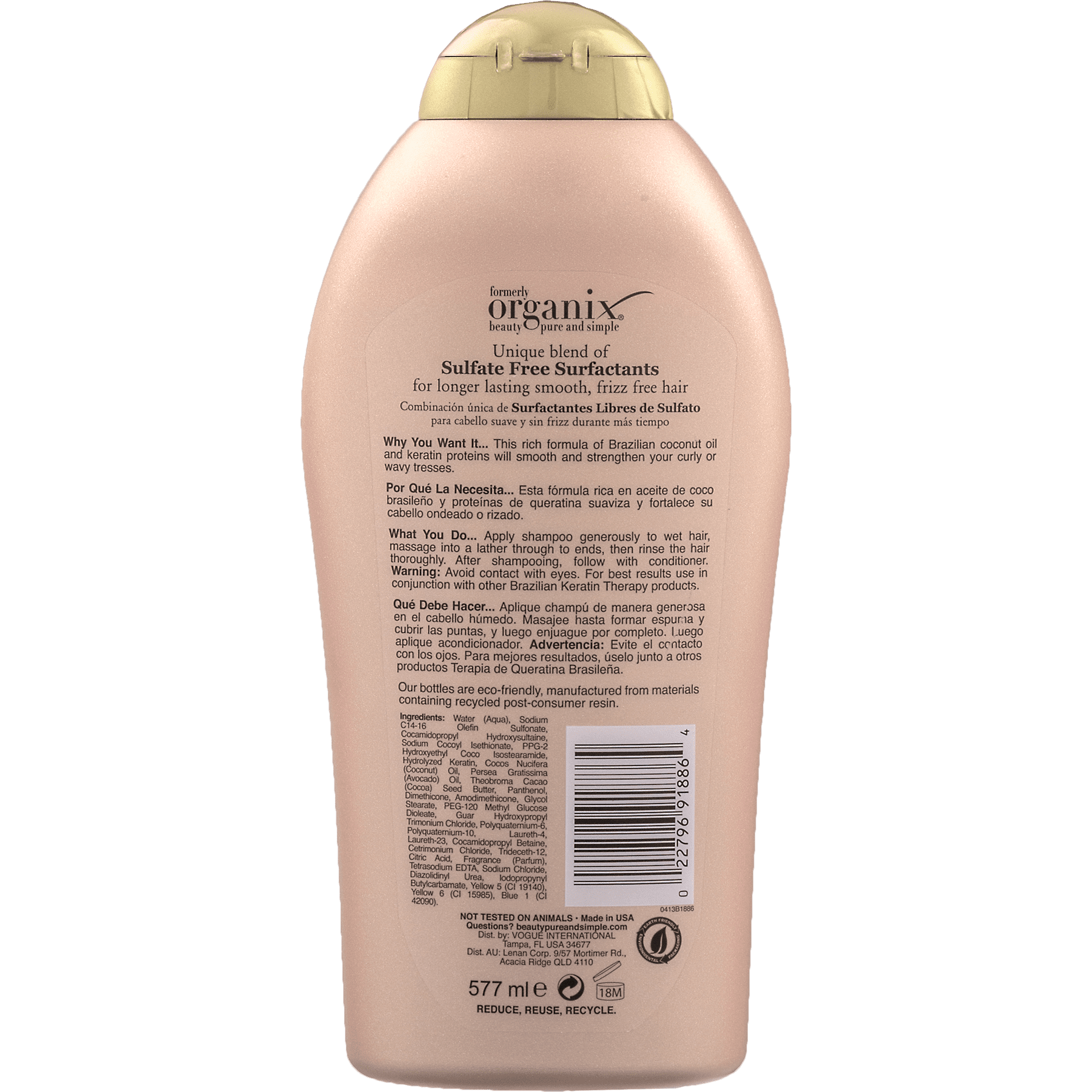 Organix brazilian keratin therapy hotsell