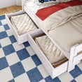 thumbnail image 5 of Modern Farmhouse Twin Over Full Bunk Bed With Staircase and Storage Drawers, White Wash, 5 of 9