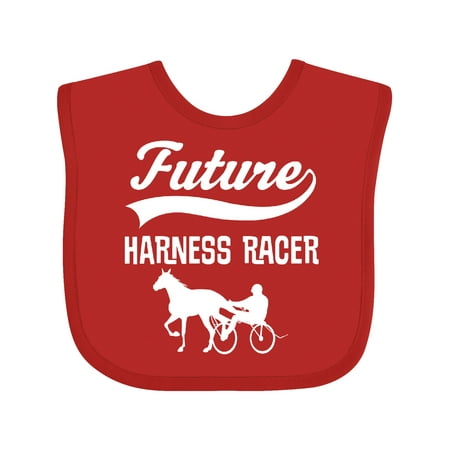 

Inktastic Future Harness Racer Horse Racing Gift Baby Boy or Baby Girl Bib