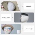 thumbnail image 3 of MasteelfCA Wig Display Stand Hat Display Organizer Foams Cap Stand Mannequin Head Wig Support, 3 of 7