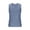 Blue, variant on Women's Slim Fitting Strappy Black Eared Backless Vest Blue XS