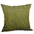 Coofanin Pillow Case Green Lime Natural Cream Cotton Linen Pillow Case