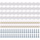 thumbnail image 1 of 40pcs Decorative Screw Caps Steel Rustproof Screw Covers Upgrades for Mirror Installation & Home Improvement Projects rose gold, 1 of 5