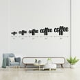 thumbnail image 4 of Coffee Metal Wall Sign | Espresso Expresso Moka Pot Coffee Pot Decorative Accent Decor Kitchen Wall Decor Kitchen Word Sign Kitchen Backsplash Sign Housewarming Gift | 3 Sizes Colors Made in USA, 4 of 6