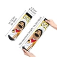 thumbnail image 3 of Lsque Sml Jeffy Printed Crew Socks, Moisture-Wicking Socks, Athletic Socks for Men Breathable Cushion Socks Casual Sport Socks for Running Traveling, 3 of 6