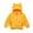 Orange, variant on LYMAYTER Girls Boys Sweatshirt for Kids Infant Solid Color Sweatsuit Spring Fall Hooded Pullover Shirt 9 Months - 4 Years