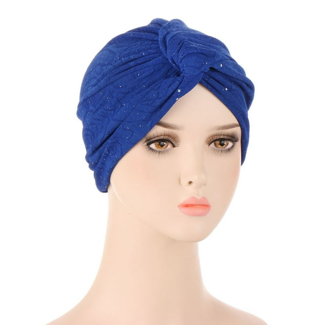 Turbans pour Femmes Nœud Pré-Noué Bonnet Bonnet Bonnet Chapeaux