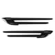 thumbnail image 1 of uds guardabarros lateral aleta de ventilación embellecedor guardabarros lateral decoración de ventilación reemplazo para Subaru BRZ 2017-2020Piano negro, 1 of 5