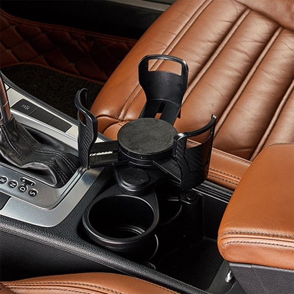 QHUDLV Valza Cup Holder,All Purpose Car Cup Holder Expander,2 In 1 Cup Holders Insert Adjustable Base Compatible,360 Rotatable Multifunctional Double Large Cup Organizer For Car
