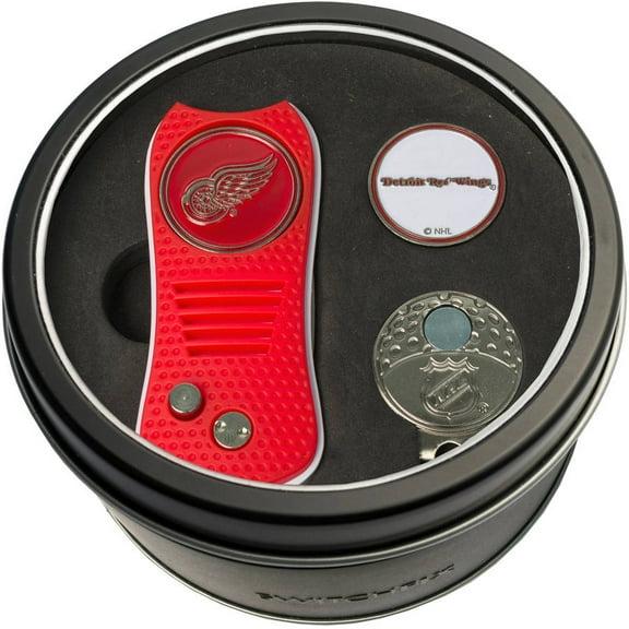 Team Golf NHL Tin Gift Set with Switchfix Divot Tool, Cap Clip and Ball Marker