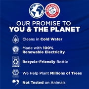 ARM & HAMMER Deep Clean Odor Formula Liquid Laundry Detergent, Radiant Burst, 75 Fl Oz