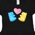 thumbnail image 4 of Inktastic Cute Gummy Bears and Heart Girls Baby Dress, 4 of 5