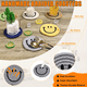 thumbnail image 3 of Posavasos divertidos para bebidas con soporte, posavasos trenzados hechos a mano para mesa de centro, 3 of 5
