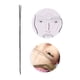 thumbnail image 3 of Fugacal Línea de Marcado de Tatuaje Microblading Tattoo Ceja Regla Accesorio Golden Ratio Ceja Medida Equilibrio Extensión Forma Plantilla Exacto Maquillaje No se aplica, 3 of 6
