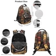 thumbnail image 3 of Jeiento Autumn Train Backpack Set of 5 Cool 17 Inch Lightweight Backpack with Lunch Bag Pencil Pouch for 9-12 Years Old Elementary to Middle School, 3 of 7