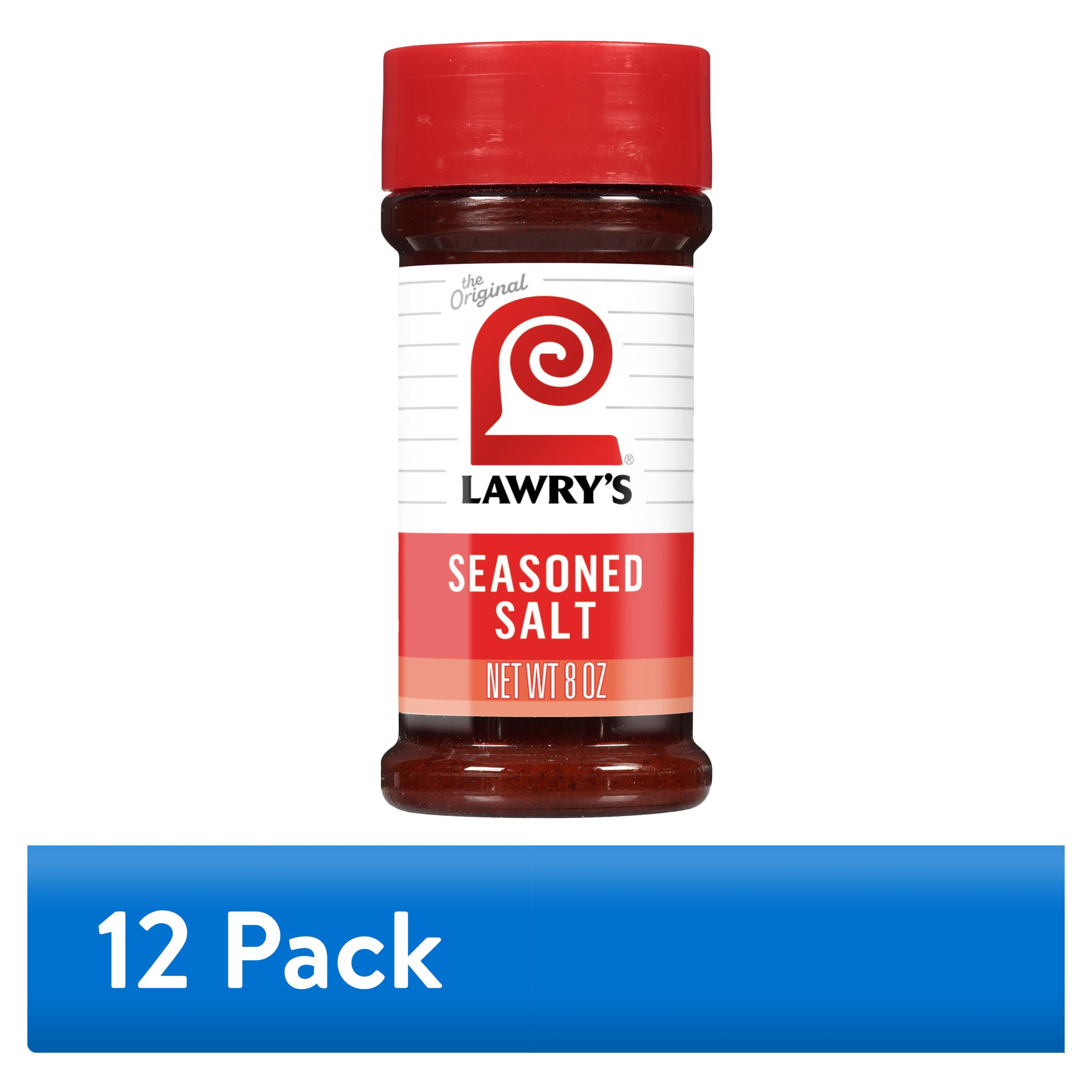 (12 pack) Lawry's Kosher Seasoned Salt, 8.0 oz Bottle
