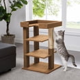 thumbnail image 3 of Callie 3-Level Cat Condo, Cat Tower, Cat Tree by Naomi Home-Color: Beige, 3 of 7