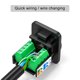thumbnail image 4 of Módulo de Instalación de Panel RJ45 CAT5E para Cable de Red, Conector de Panel Cat 5, Extensor de Cable de Red RJ45, 4 of 5