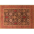 thumbnail image 1 of Ahgly Company Indoor Rectangle Oriental Orange Industrial Area Rugs, 5' x 7', 1 of 4