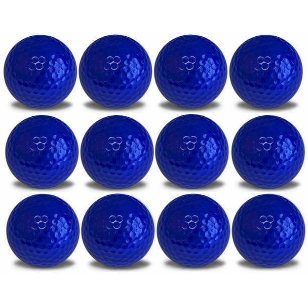 Dark Blue Golf Balls 12 Pack by GBM Golf