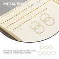 thumbnail image 3 of HLONK 7 Pcs Binder Clips Office Book Rings Circle Single Loose Leaf, 3 of 6