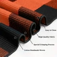 thumbnail image 4 of iOhouze Buffalo Plaid Rug 2.3'x3.6' Orange and Black Checked Rug Halloween Doormat Washable Area Rugs Doormat Layered Front Door Mat for Front Porch Entryway Fall Farmhouse, 4 of 8