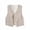 1 Khaki, variant on SROBPTY Child Boy Jackets Solid Sleeveless Button Fashion Breathable Outerwear Coat for 1-14Y