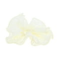 thumbnail image 4 of Unique Bargains 1 Pc Scrunchie Fashion Mesh Print Hair Elastics Yellow, 4 of 5