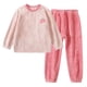 thumbnail image 2 of Cowsor 2 Piece Pajamas Set Kids Sleepwear Cartoon Printed Nightwear Cotton Long Sleeve Shirt Pants Loungewear, 2 of 7