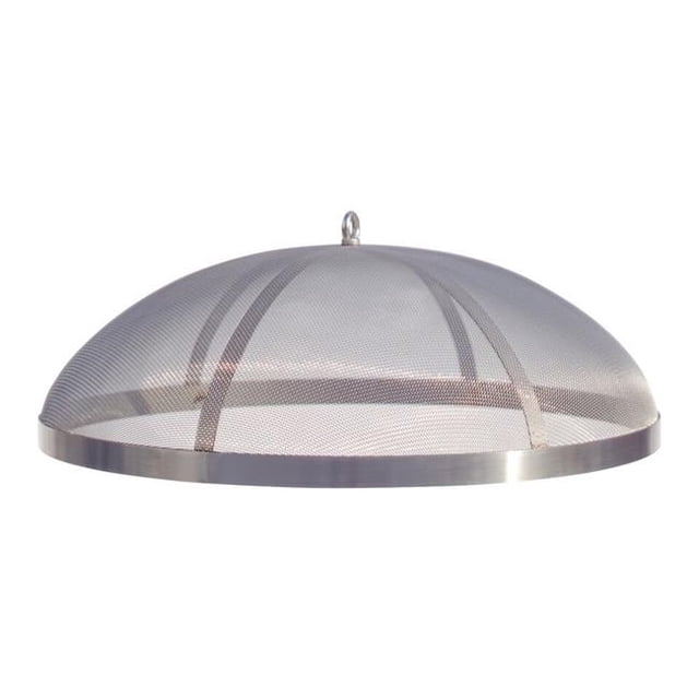 Curonian Screen63SS 25 in. Round Stainless Steel Fire Pit Spark Screen