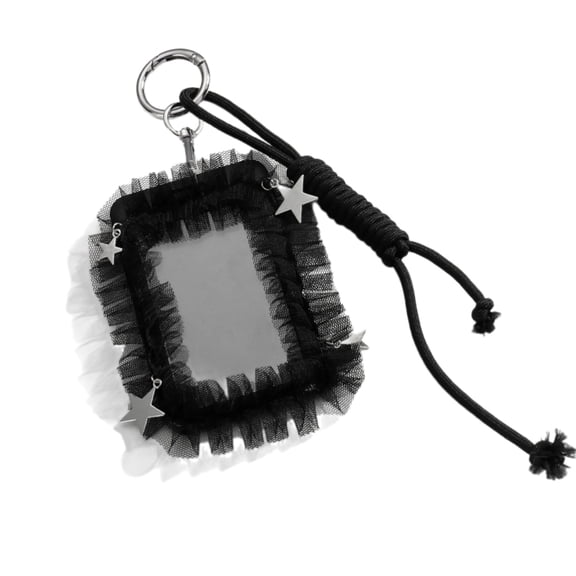 Kpops Photocard Holder Keychain ID Badge Holder with Keychain Student Bus Card Pendant Keychain for School,Office,Travel