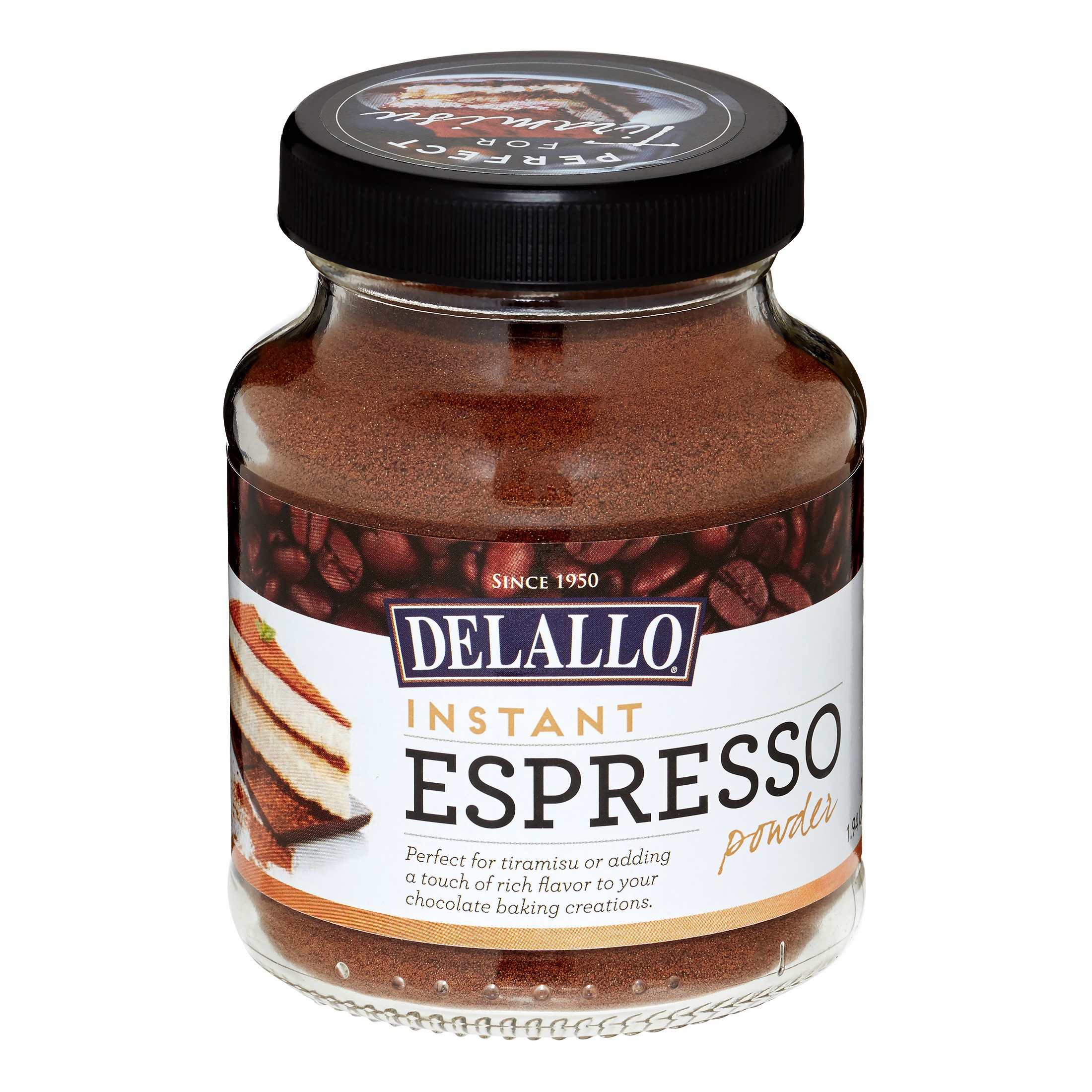 DeLallo Instant Espresso Powder for Baking & Drinks, 100% Instant Coffee, Non-GMO, 1.94 oz Jar - image 2 of 10
