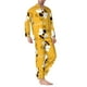 thumbnail image 2 of Fotbe Cute Bee Butterfly Yelllow Pijama de Hombre con Estampado de Manga Larga, Conjunto de 2 Piezas, Ropa de Dormir Suave y Cómoda con Bolsillos-Small, 2 of 7