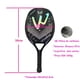 thumbnail image 4 of Raqueta de tenis de playa, núcleo de espuma EVA con bolsa de almacenamiento, raqueta de playa para ejercicio de interior/exterior para hombres y Cola Raqueta de tenis de playa, 4 of 7