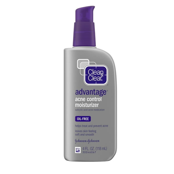 Clean Clear Advantage Acne Control Oil Free Face Moisturizer 4 fl