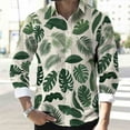 thumbnail image 6 of Awdenio Men's Clothing Funky Button Tropical Beach Casual Shirt, Floral Mens Long Sleeve Shirts, 6 of 8
