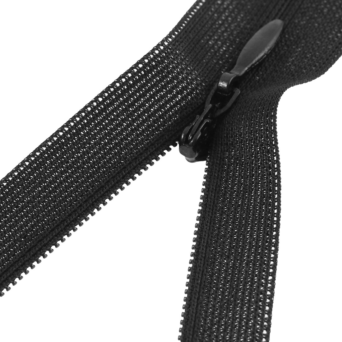 Black Invisible Nylon Concealed Zip Zipper 14inch 10 Pcs for Home