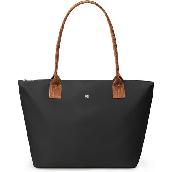 CNV Tote Bag for Women Nylon Top-Handle Purse,Shoulder Hobo handBag with Zipper Leisure Foldable Weekend