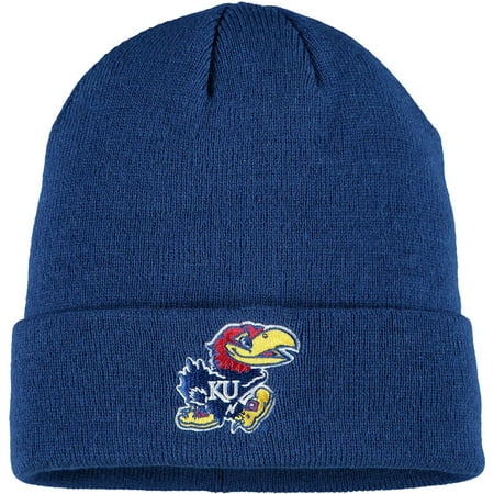 Men's Royal Kansas Jayhawks Cuffed Knit Hat - OSFA