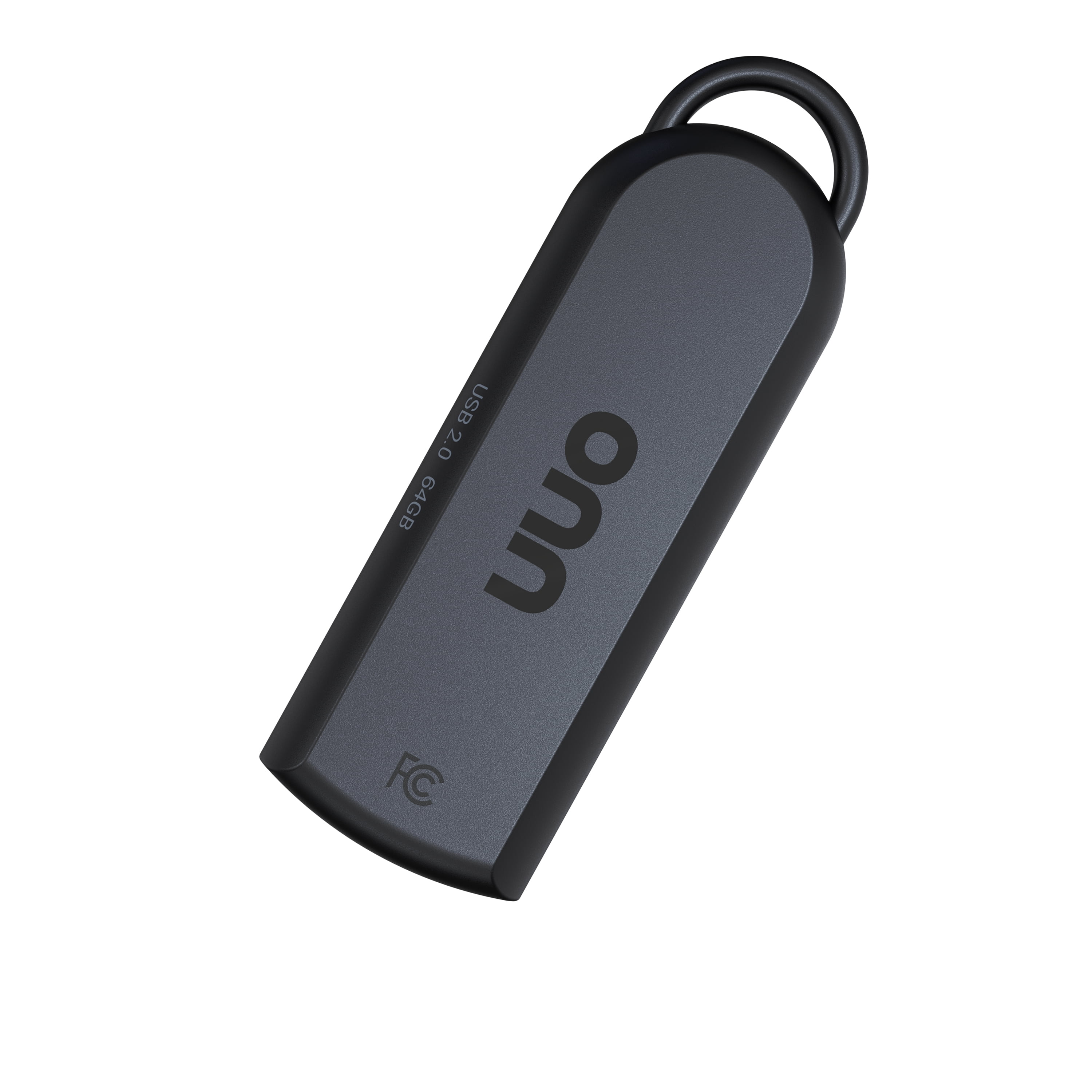 onn 64GB USB 2.0 Flash Drive, Convenient, Retractable Design, Ample Storage