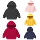 thumbnail image 2 of Otoño Invierno Bebé Niños Niñas Sudaderas Con Capucha Ropa para Niños Suéter Cálido Más Terciopelo Coreano Sólido Sudaderas Niños Lindo Top18M-2T (Etiqueta 100) Gao Jinjia LED, 2 of 2