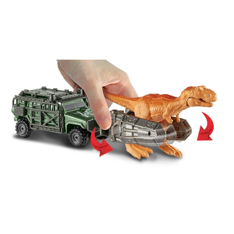 Matchbox Jurassic World Dino Transporters Tyranno Hauler Figure Set