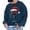 Navy, variant on UVEASISHA Christmas Sweatshirts for Men 2025 Fashion Wine Glass Print Crewneck Pullover Xmas Funny Tops Fall Winter Fleece Oversized Sweatshirt s Red M