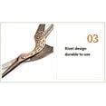 thumbnail image 3 of 3 Pack Arolly Embroidery Scissors 4.5-inch Small Sewing Scissors Retro Style Craft Scissors for Art Needle Work -Sliver, Gold, Brown, 3 of 5