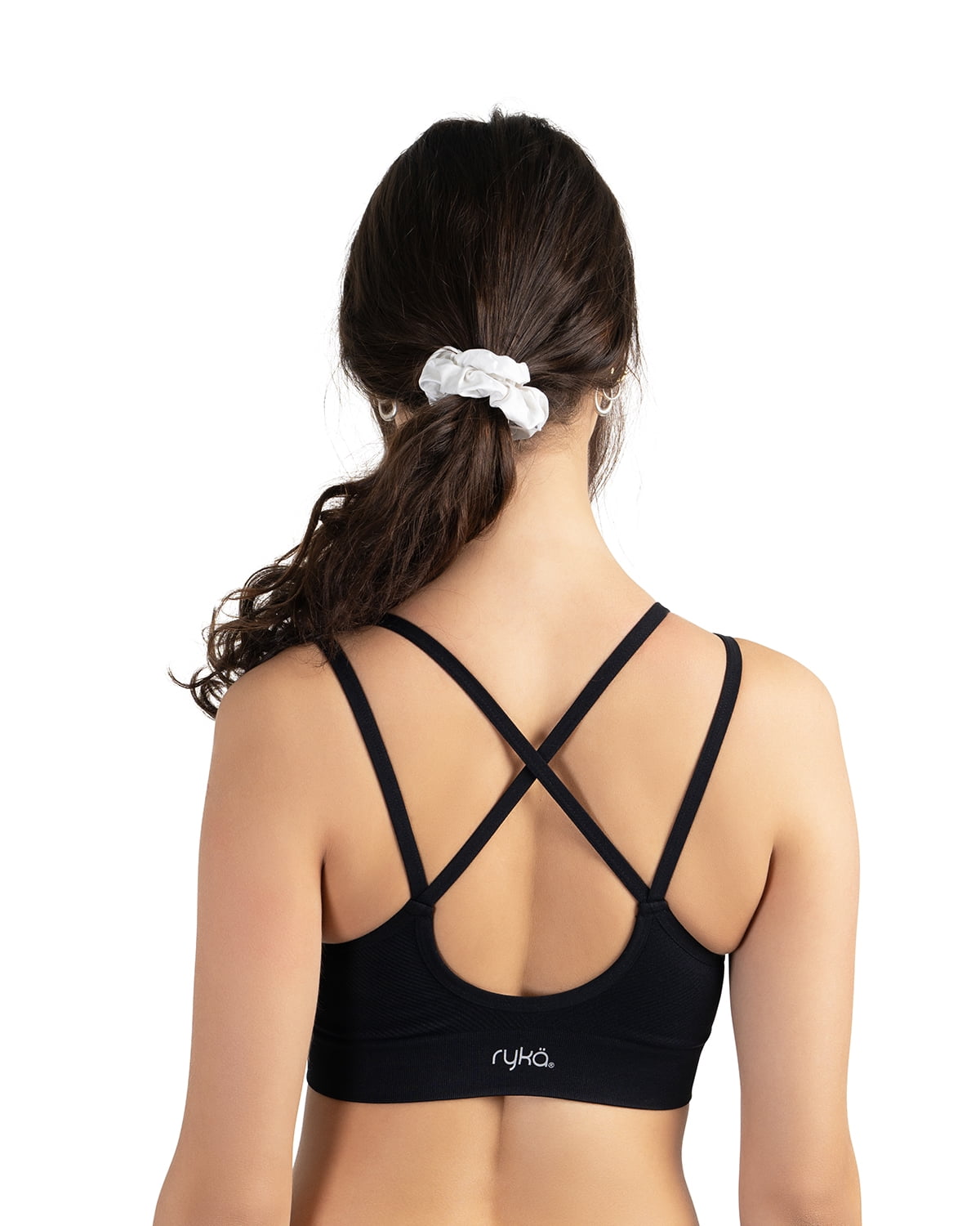 Ryka Women's Strappy Keyhole Sports Bra, 2-Pack, Sizes S-XL