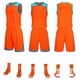 thumbnail image 3 of Conjunto de uniforme de baloncesto, camiseta estampada para hombres y mujeres, uniforme de equipo de competición deportiva de entrenamiento para niños, camiseta de estudiante universitario al, 3 of 5