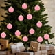 thumbnail image 5 of Adorno Navideño de Terciopelo Oscuro Flocado de 6 Cm para Árbol de Navidad, 12 Unidades, 5 of 7