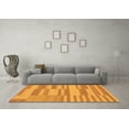 thumbnail image 3 of Ahgly Company Indoor Rectangle Abstract Orange Modern Area Rugs, 7' x 9', 3 of 4