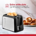 thumbnail image 4 of Holstein Housewares 2-Slice Toaster Black with 7 Browning Control Settings, Defrost and Reheat Function, 4 of 10