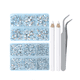 thumbnail image 1 of Kit De Bisuteria Cristal Pedreria Para Ropa Uñas Cristal AB Malubero Plateado, 1 of 5